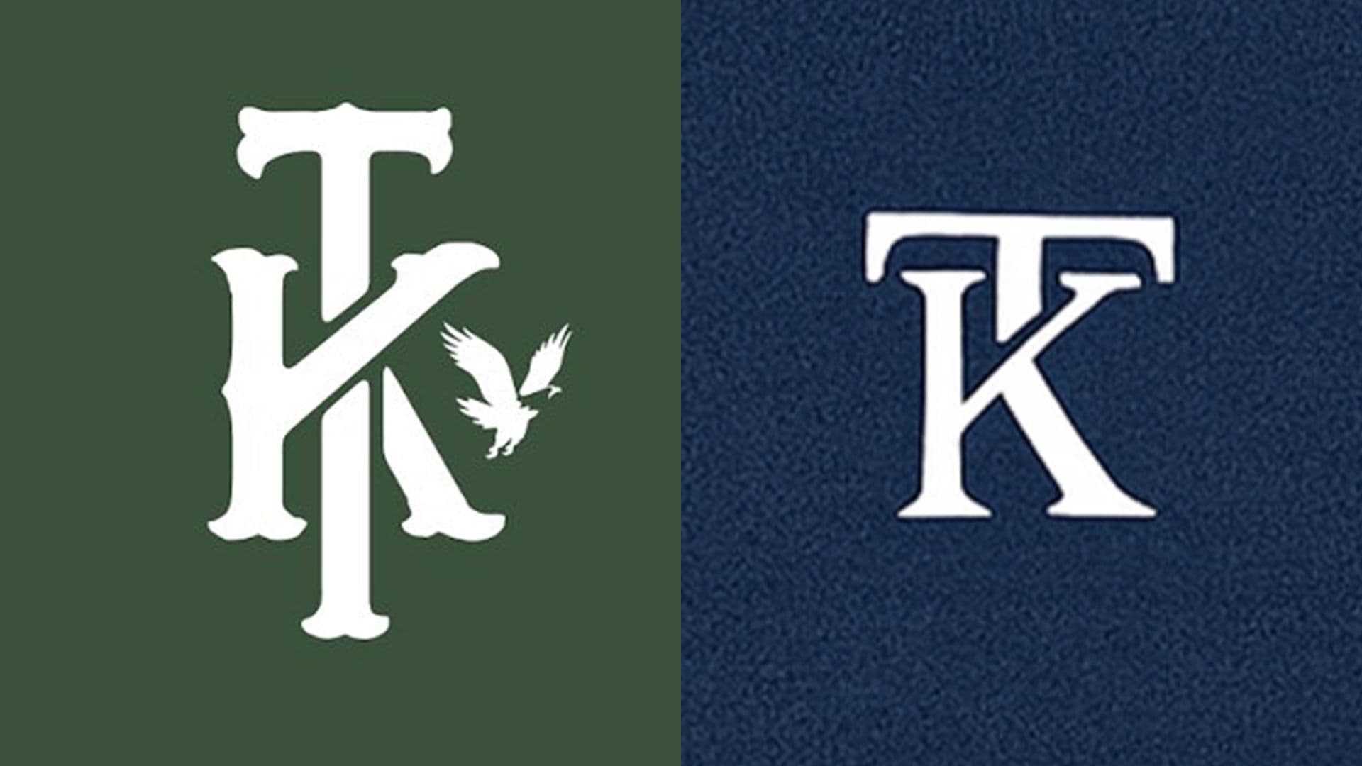 American Eagle x Tru Kolors logo compared with Kai Trump’s logo