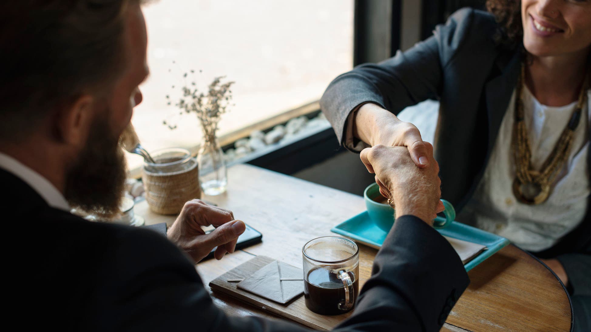 People in a business meeting