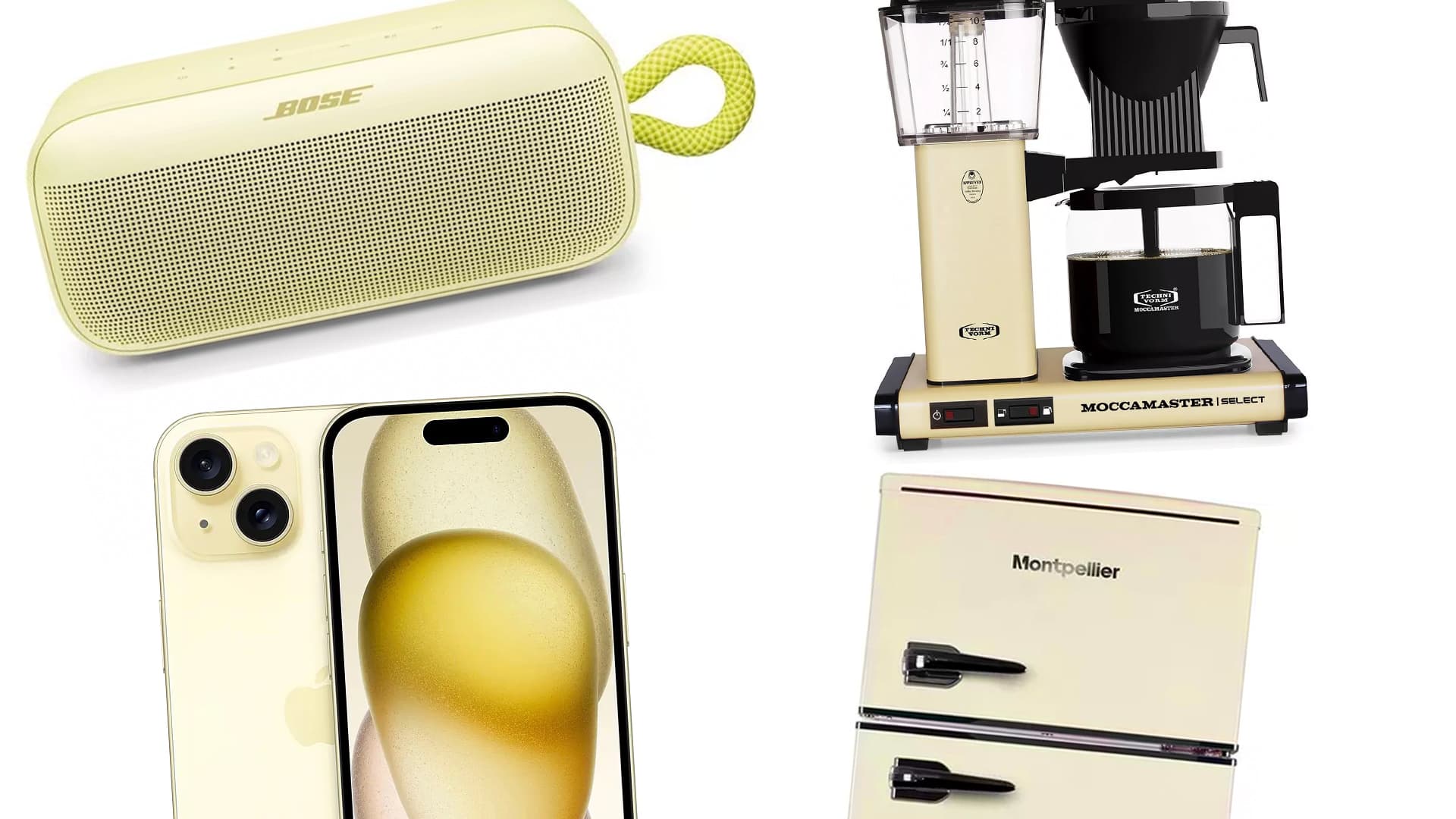 Phụ kiện màu vàng thời thượng từ iPhone đến loa