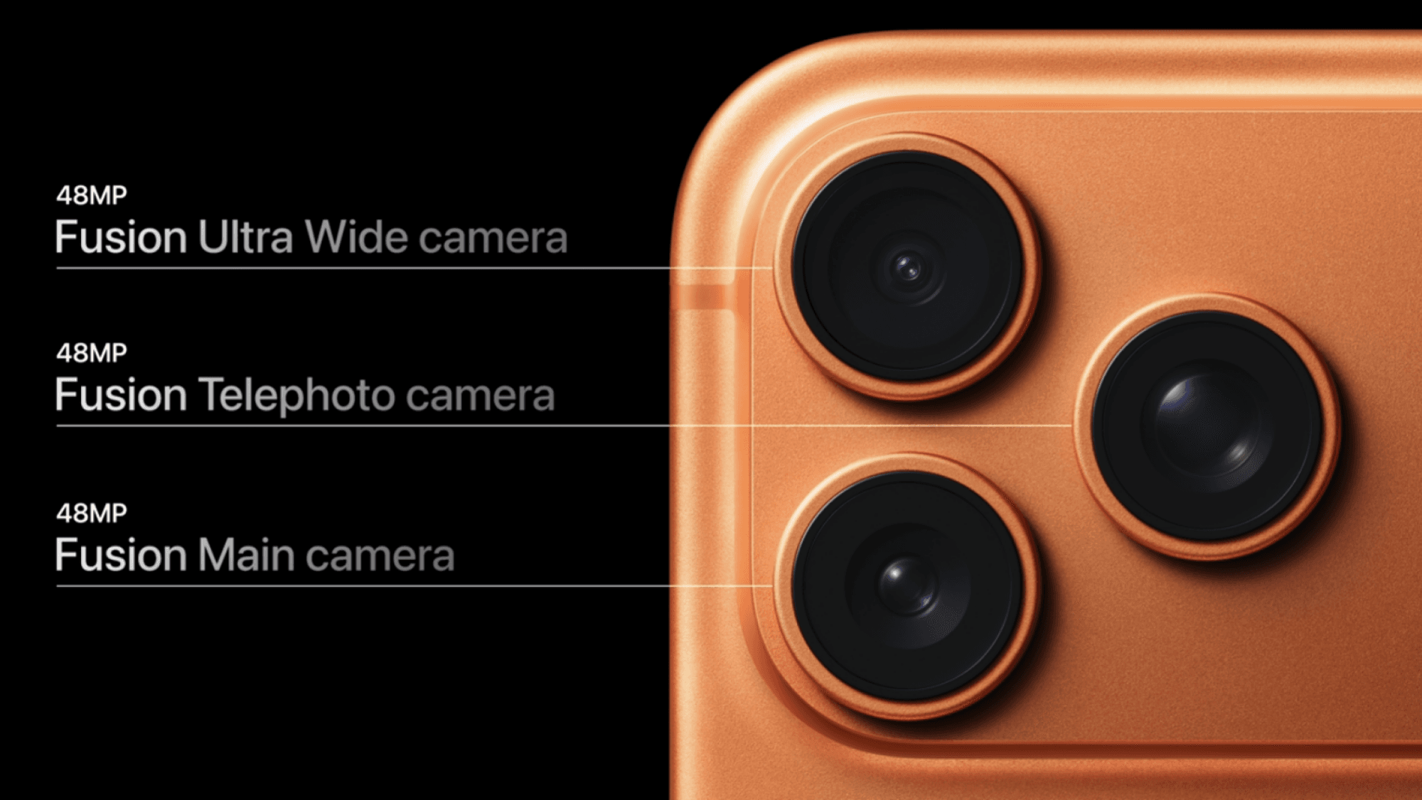Mảng camera iPhone 17 Pro với thông số kỹ thuật