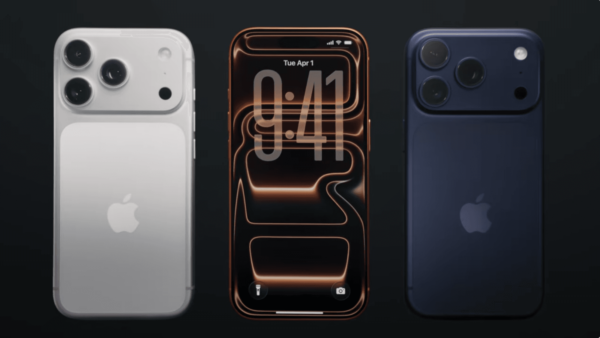 iPhone 17 Pro mới có màu cam, bạc và xanh lam