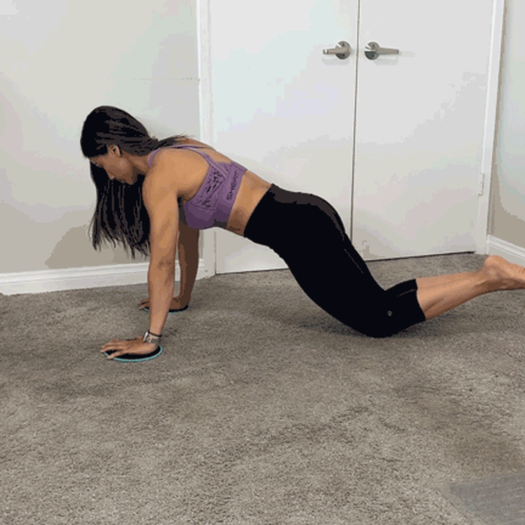 woman exercising