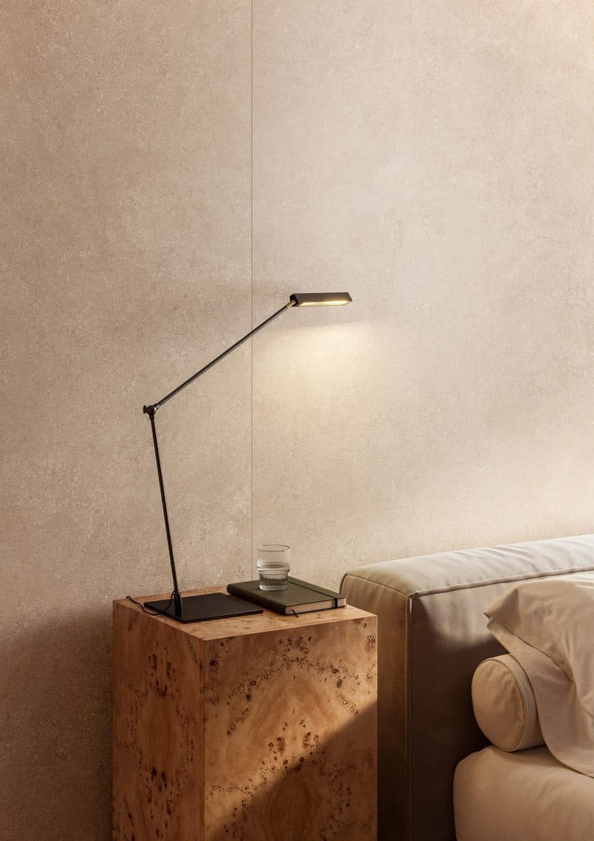 Beige and Tortora Lithos tiles by Casalgrande Padana