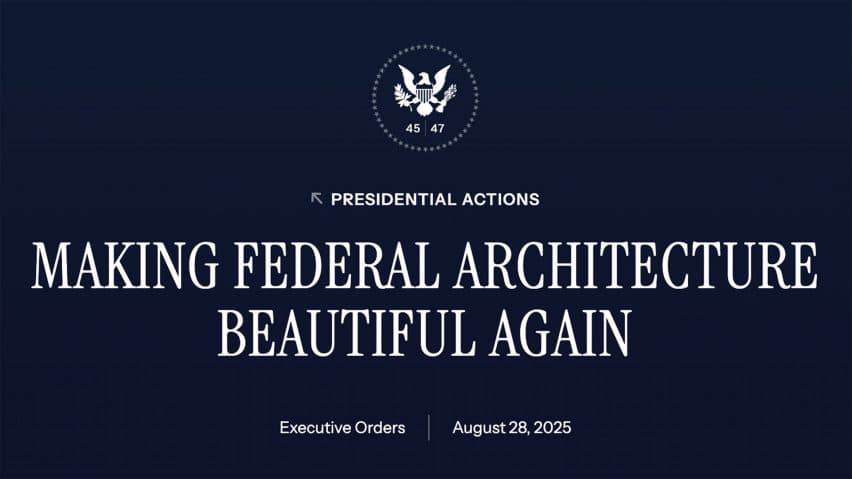Lệnh hành chính kiến trúc của Trump