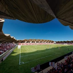 Japanese Studio Vuild Unveils Two-Tier Timber Stadium as Symbol of Hope in Fukushima United FC