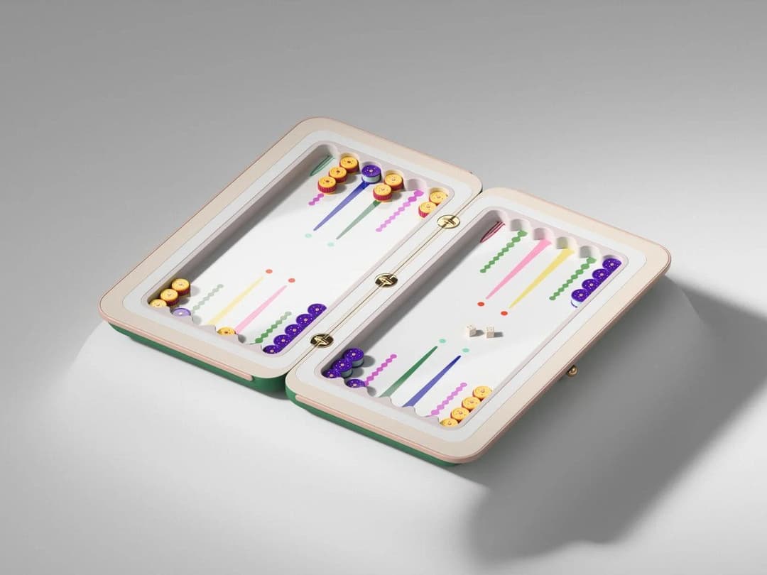 Bộ cờ Backgammon 'Another Kingdom': Kiệt tác điêu khắc hiện đại, giới hạn 21 bản