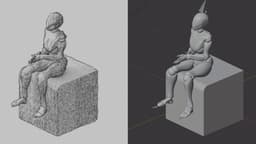 Plugin Blender này biến mô hình 3D thành phác thảo bút chì thủ công