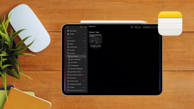 Apple Notes: Khai phá tiềm năng năng suất và hiệu quả trên iPad của bạn