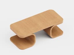 Bàn cà phê Poise của Designralk: Tinh tế tối giản cho không gian hiện đại