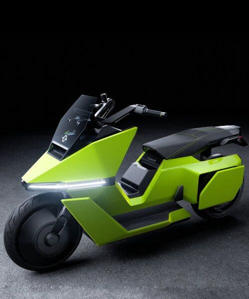 Omo X: Xe điện tự đỗ với sáng saber và thiết kế tàu vũ trụ