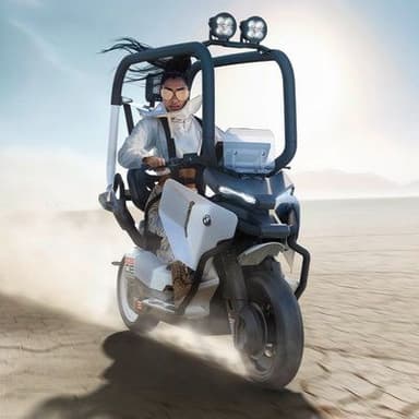 Khái Niệm Xe Tay Ga Điện BMW Vision CE Không Cần Mũ Bảo Hiểm