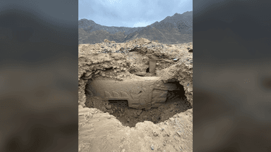 Bức tranh tường 3D độc đáo thời tiền Inca tại Huaca Yolanda, Peru