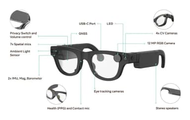 Cập nhật chi tiết về kính thông minh 'Hypernova' của Meta