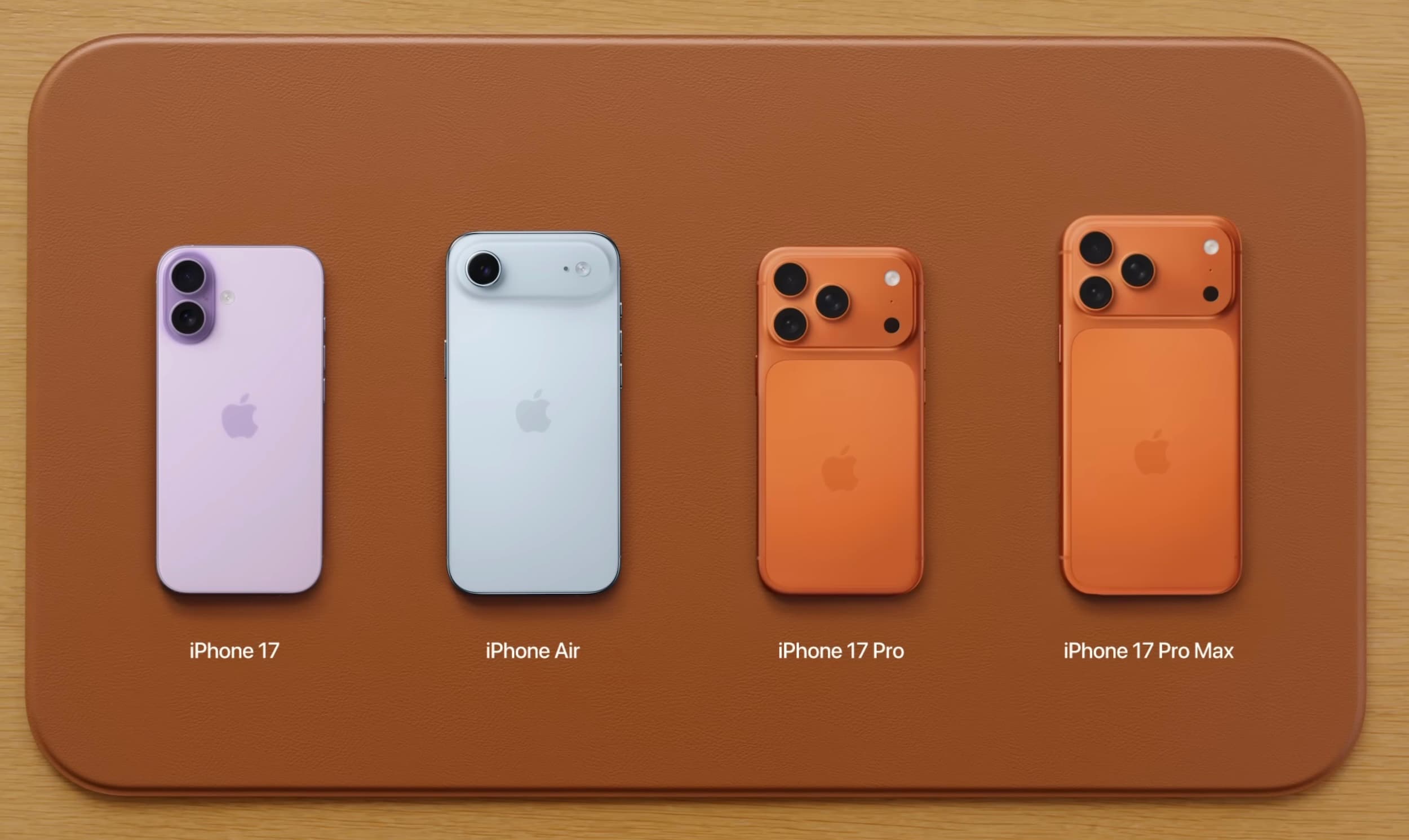 Apple's iPhone 17 series.
