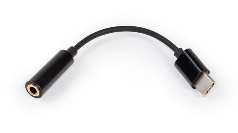 USB-C to 3.5mm audio jack adapter